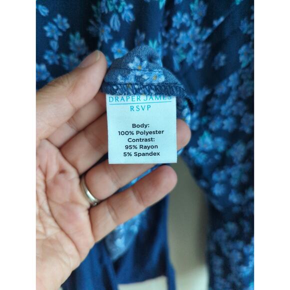 Draper James RSVP Floral Long Sleeve Bodysuit size M - Picture 4 of 7